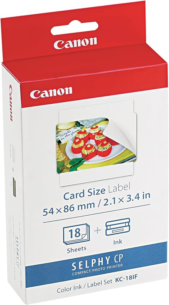Amazon.co.jp: キヤノン Canon KC-18IF カラーインク/フルサイズラベル
